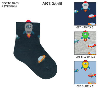 KURZE SOCKEN FÜR NEUGEBORENE 3/088 Tellini S.R.L. Großhandelskleidung